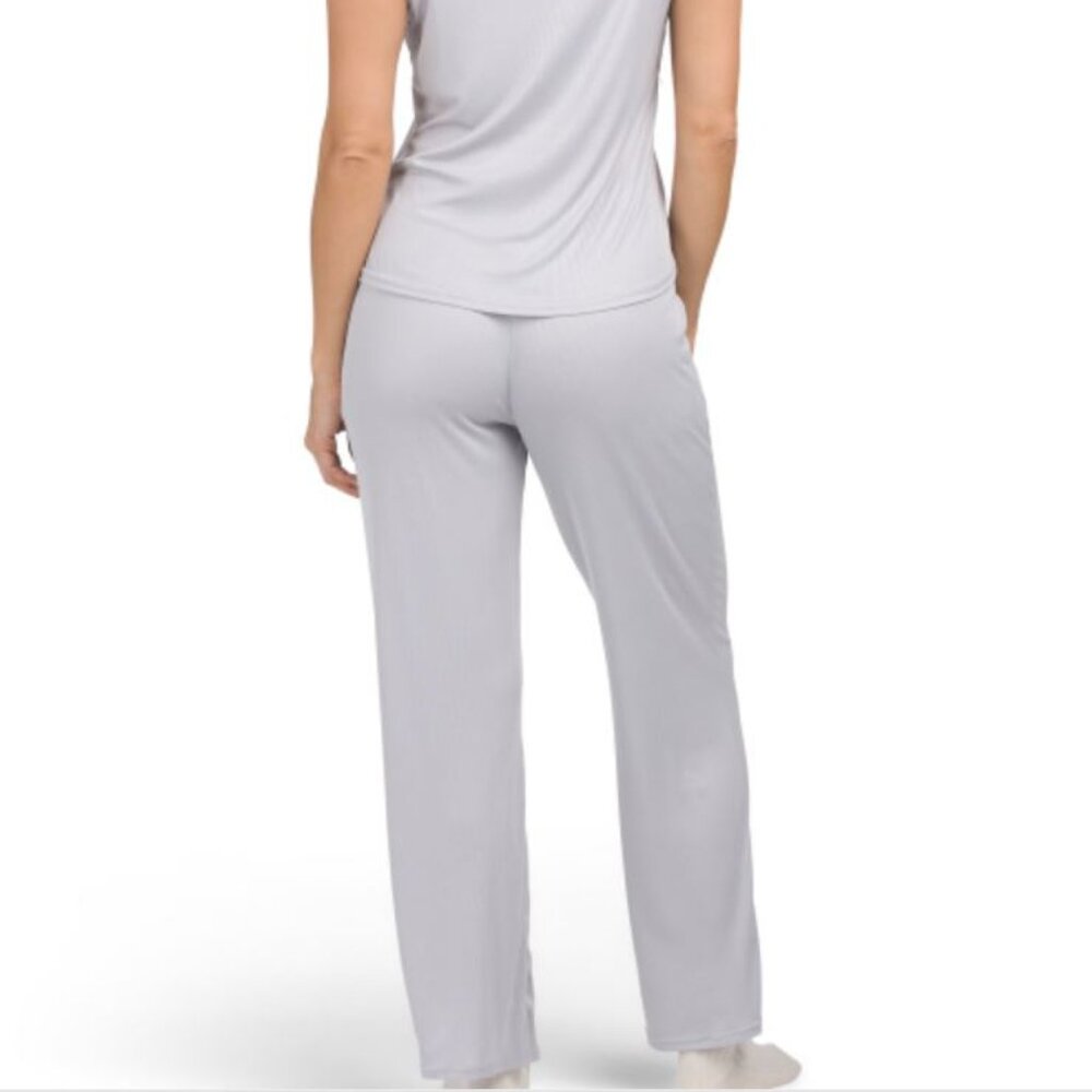 NWT NICOLE MILLER Green High Neck Tank and Pockets Pull on Pants Set Size - Picture 4 of 12